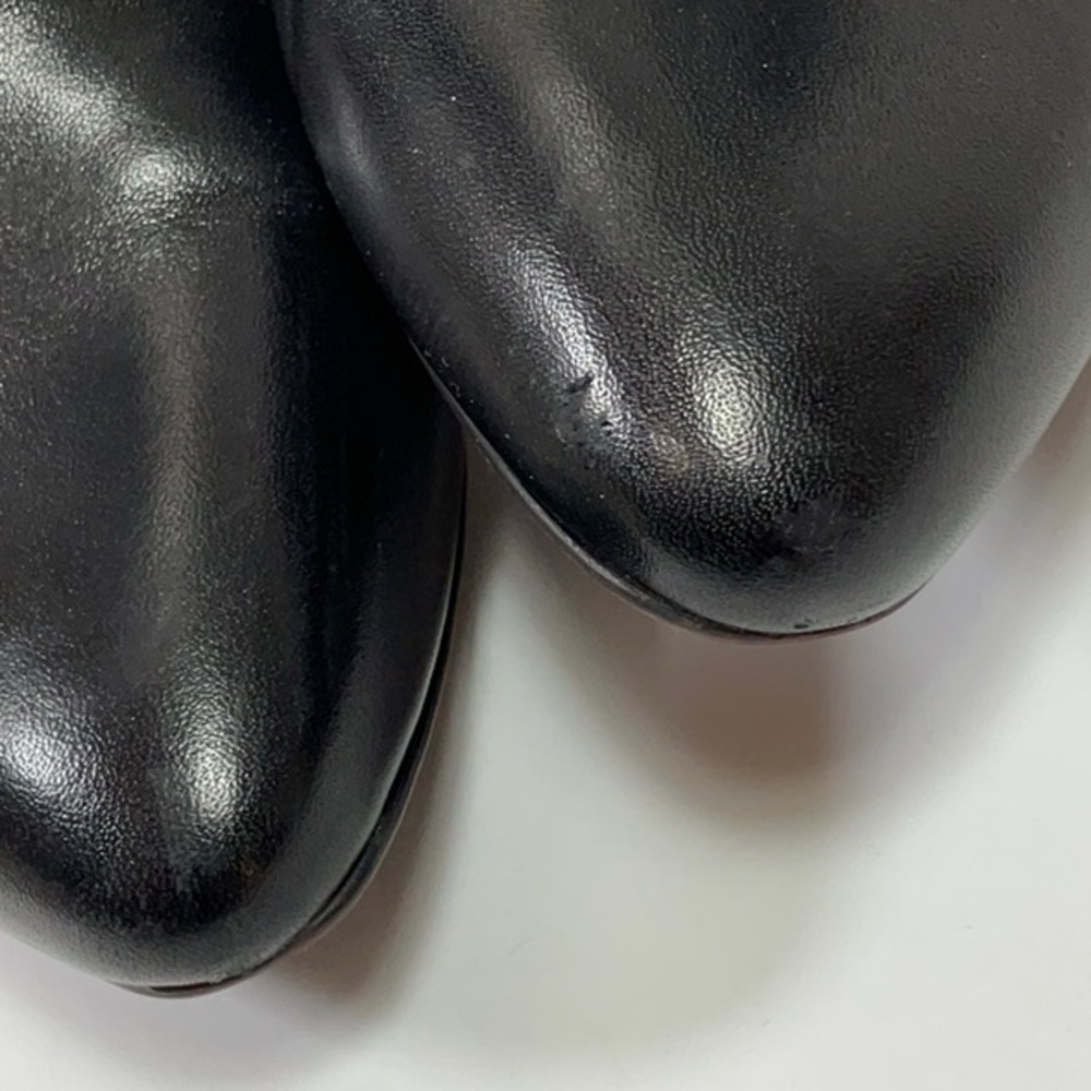 Cole Haan Aylin Leather Ruched Pointy Toe Bootie - Picture 9 of 10